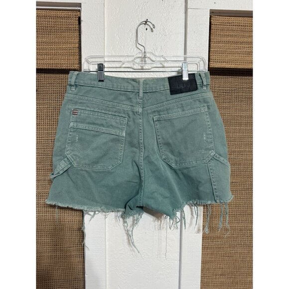 BDG Cutoff Carpenter Short Urban Outfitters Size 31 Green - Picture 6 of 8